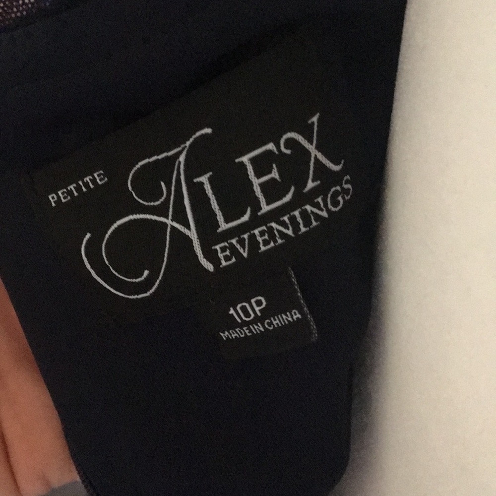 Alex Evenings A Line Sweetheart Long Stretch Dress - Picture 8 of 8